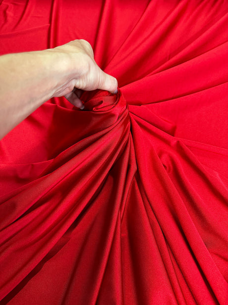 Shiny Yoga Spandex Red