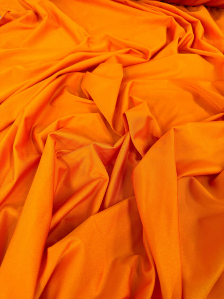 Shiny Yoga Spandex Bright Orange