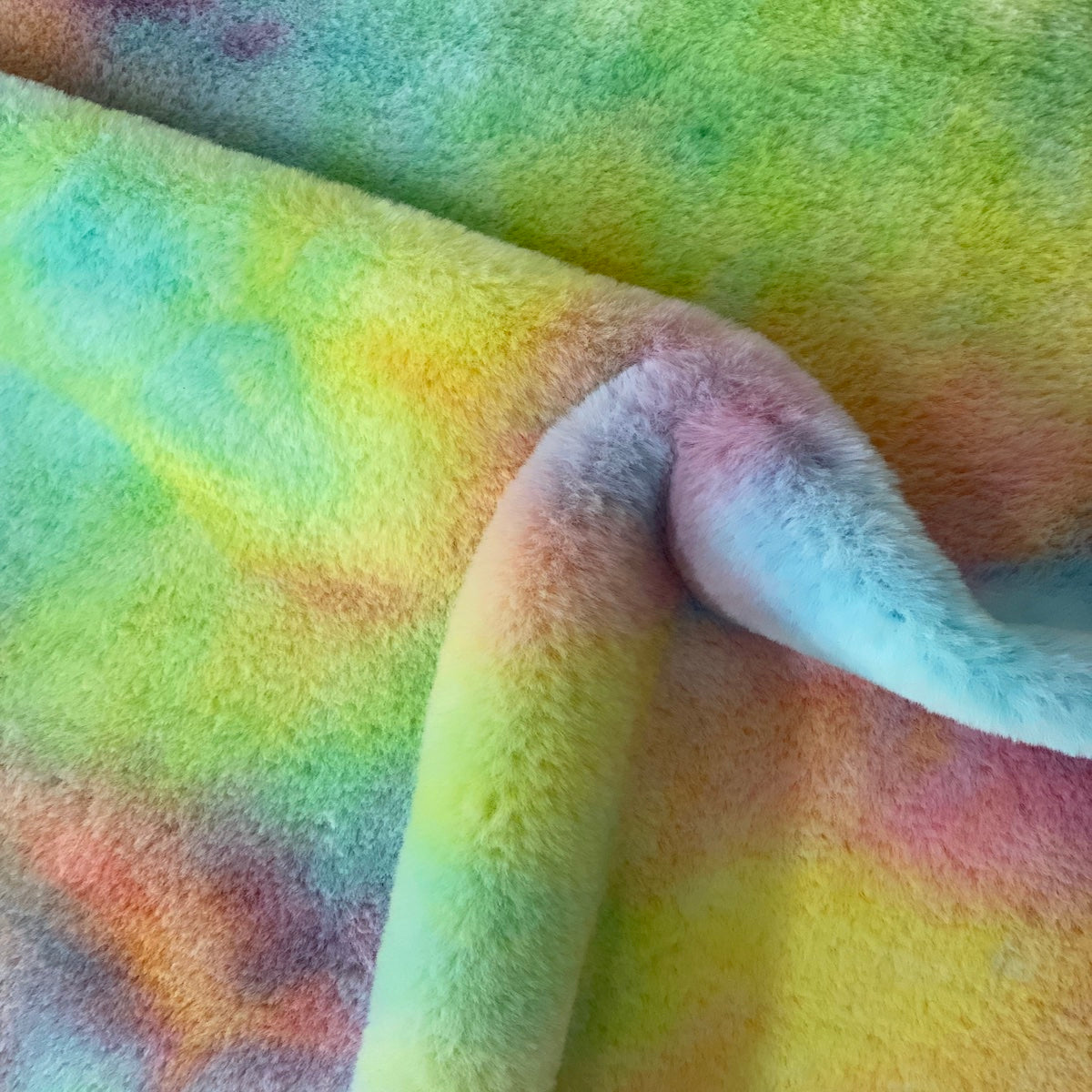 Faux Fur Fabric Rabbit Soft Plush Short Pile