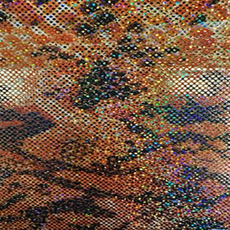 Nylon Spandex Snake Hologram Fabric 60"