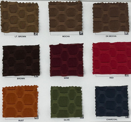1 Yard Honeycomb Knit Solid Fabric Textured Soft Stretch 60 Inch Width