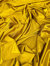 Shiny Nylon Spandex Mustard Gold