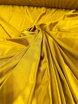 Shiny Nylon Spandex Mustard Gold