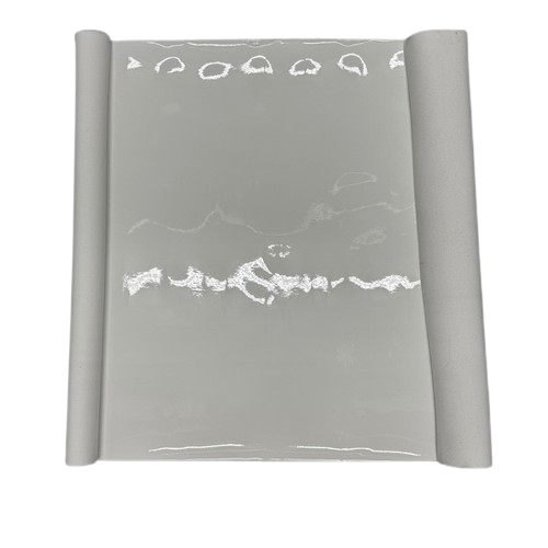 Chrome Reflective Mirror Vinyl Fabric - Silver, 54" Width (1 Yard)