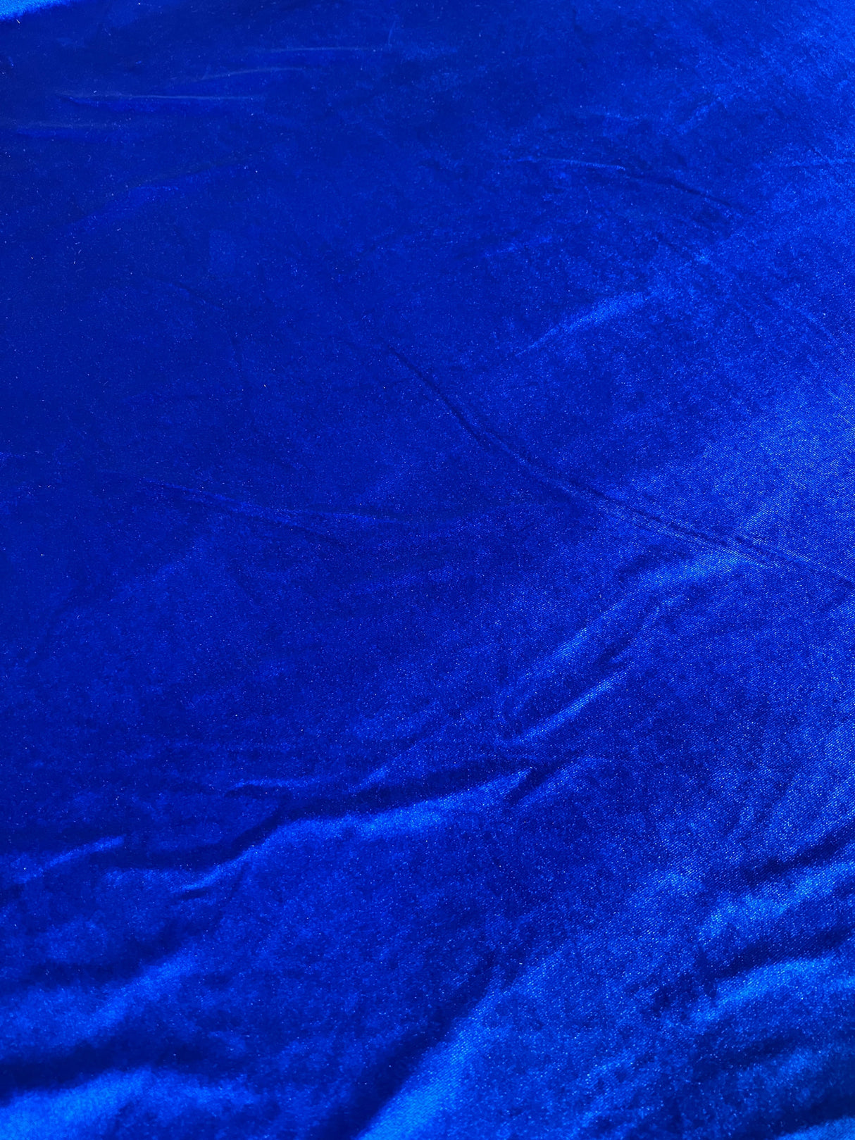 Stretch Velvet Royal Blue