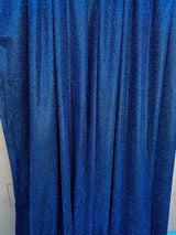 Navy Stretch Metallic Lurex