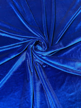 Stretch Velvet Royal Blue