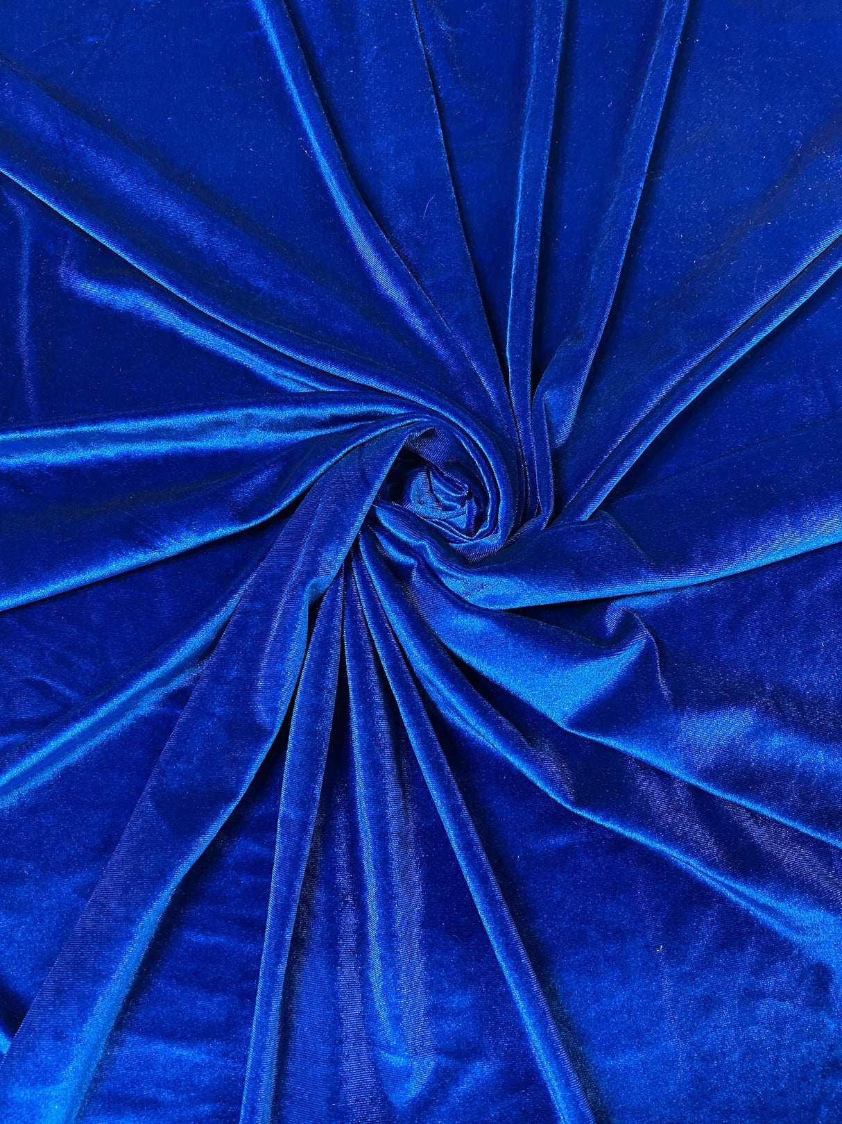 Stretch Velvet Royal Blue