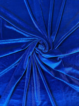 Royal Blue Stretch Velvet