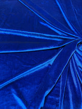 Stretch Velvet Royal Blue