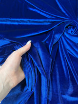 Stretch Velvet Royal Blue