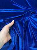 Royal Blue Stretch Velvet