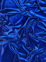 Royal Blue Stretch Velvet