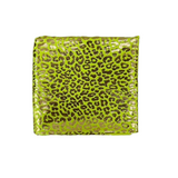 Sahara Leopard Foil Print Nylon Spandex Fabric - Gold/Silver Leopard Print, 58" Width (1 Yard)