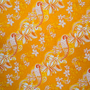 Diagonal Hibiscus Plumeria Sea Turtle Swirl Design Peachskin Fabric - Gray, Teal, Yellow, Orange, Red, Green, Purple, Royal, 45" Width (1 Yard)
