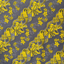Peachskin Fabric Diagonal Hibiscus Plumeria Sea Turtle Swirl