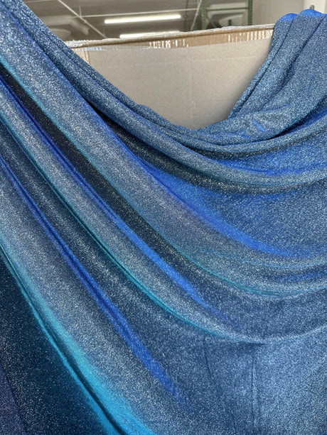 Stretch Metallic Lurex Slate Blue