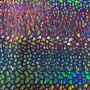Tie-Dye Nylon Spandex Glued Sequin Fabric