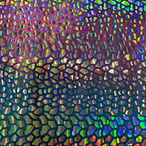 Tie-Dye Nylon Spandex Glued Sequin Fabric