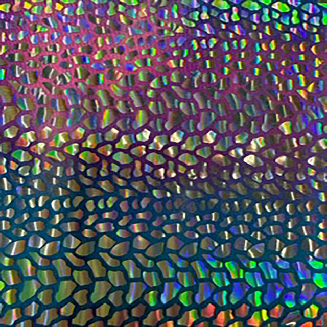Tie-Dye Nylon Spandex Glued Sequin Fabric