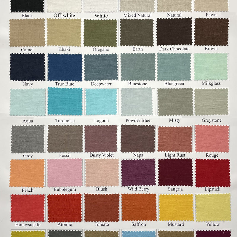 Pure Linen 5.5 oz Swatch Fabric