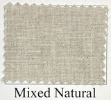 Pure Linen Fabric Light Mixed-Natural