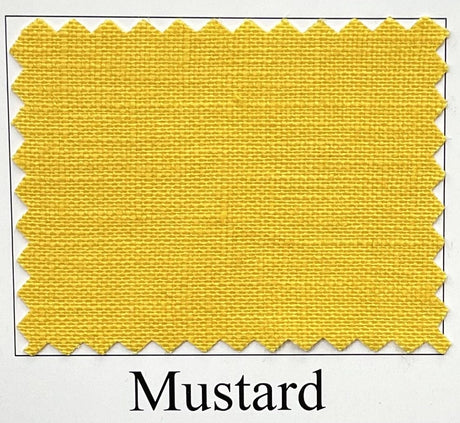 Pure Linen Mustard Fabric 5.5 oz