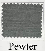 1 Yard Premium Pewter Pure Linen Fabric Midweight 5.5 oz 60 Inches Wide