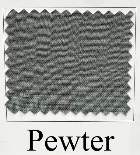 1 Yard Premium Pewter Pure Linen Fabric Midweight 5.5 oz 60 Inches Wide