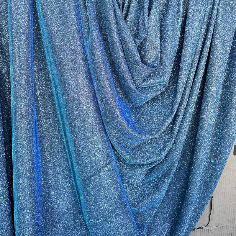 Stretch Metallic Lurex Slate Blue