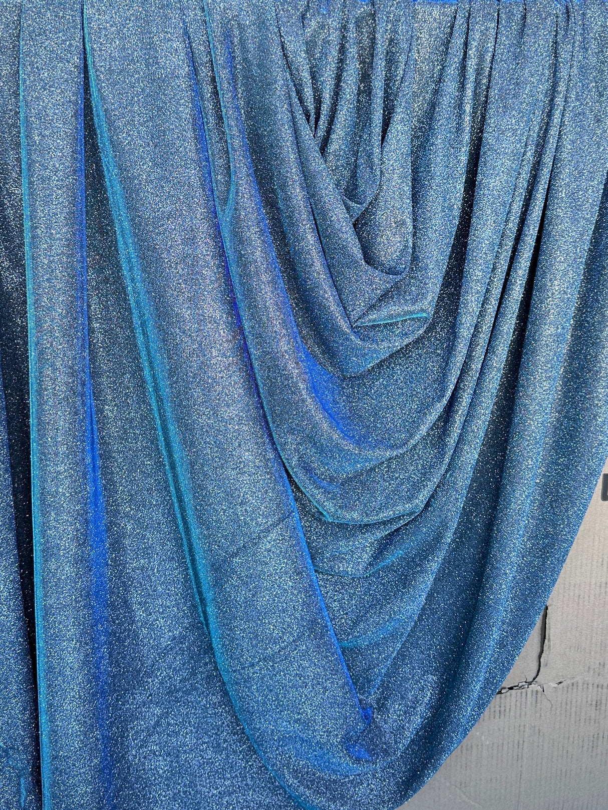 Stretch Metallic Lurex Slate Blue