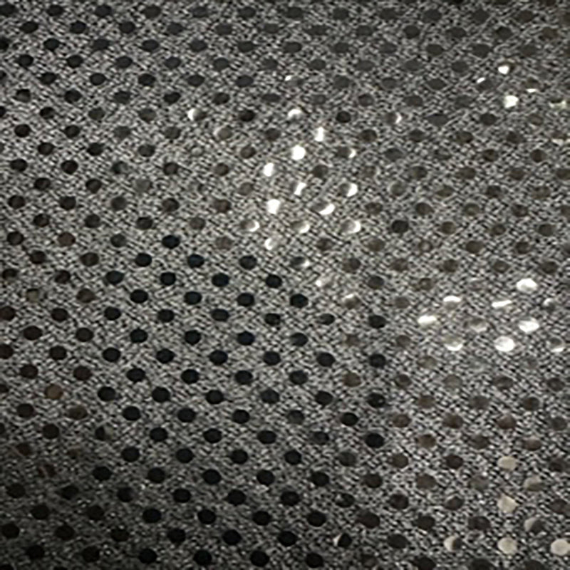 Sequin Mesh Fabric Black 60" Width