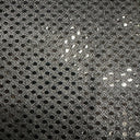 Sequin Mesh Fabric Black 60" Width