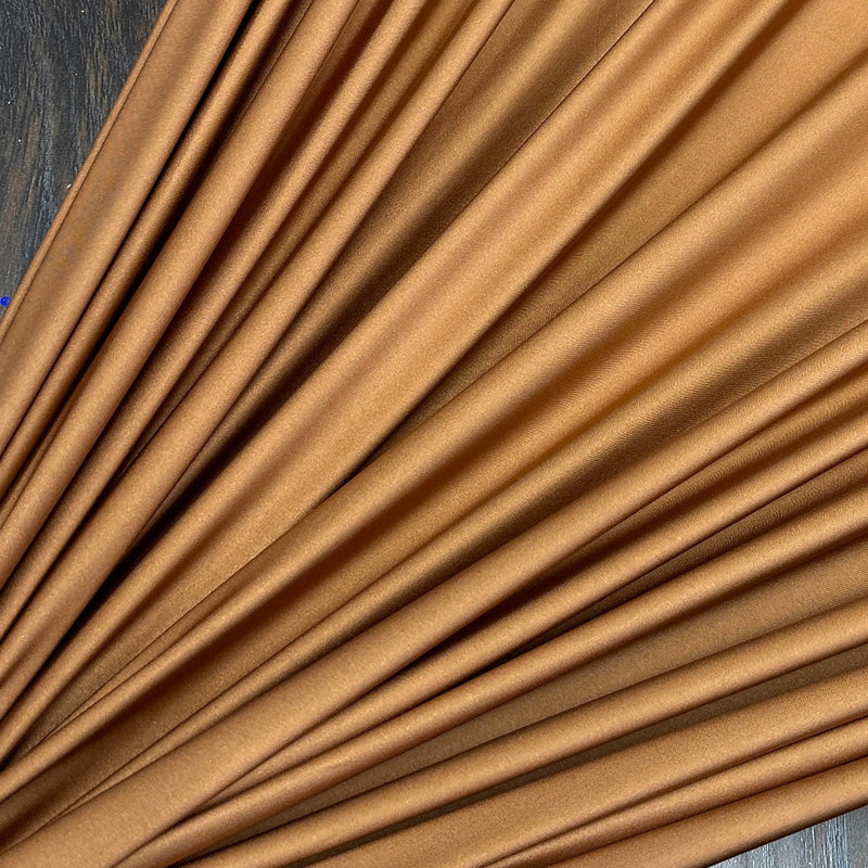 Shiny Yoga Spandex Caramel