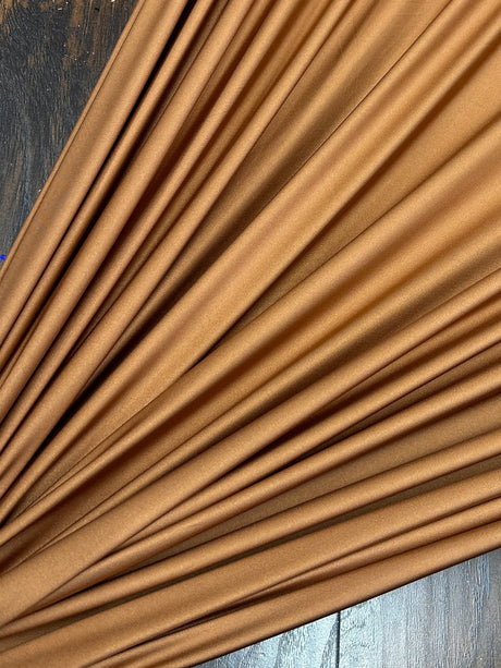Shiny Yoga Spandex Caramel