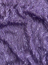 Fringe Sequin on Mesh Lavender