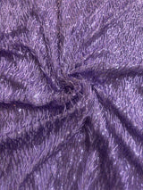 Fringe Sequin on Mesh Lavender