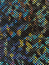 Shattered Holographic Honeycomb Nylon Spandex Fabric - Green, Royal, Red, Iridescent Black, Silver, Pink, Chartreuse, White, Gold, 58" Wide