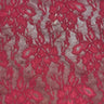 Floral Stretch Lace Fabric 60" Wine