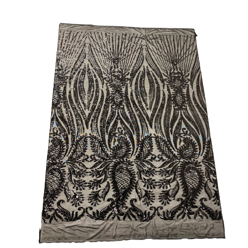 Stretch Sequins Lace Fabric