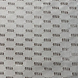 Polyester Lace Fabric White Eyelet 60"