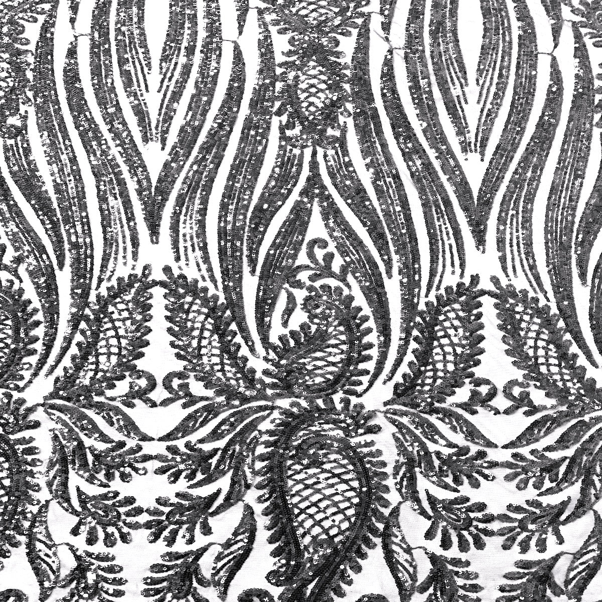 Stretch Sequins Lace Fabric