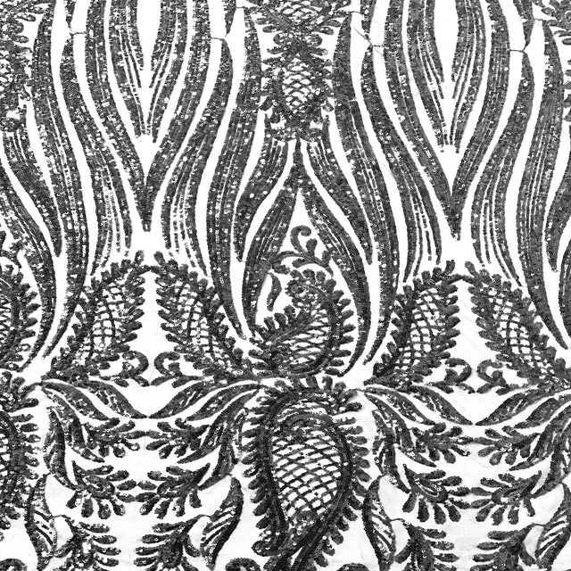 Stretch Sequins Lace Fabric