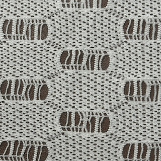 Polyester Lace Fabric White Eyelet 60"