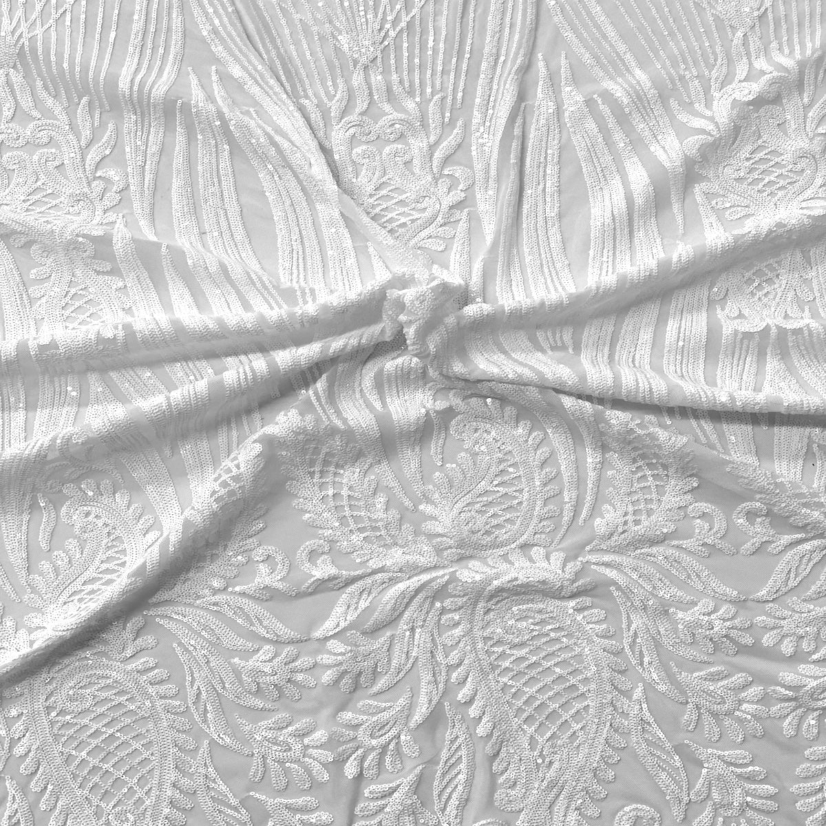 Stretch Sequins Lace Fabric