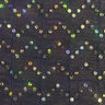 Power Mesh Fabric Zig Zag Sequins Navy 60"