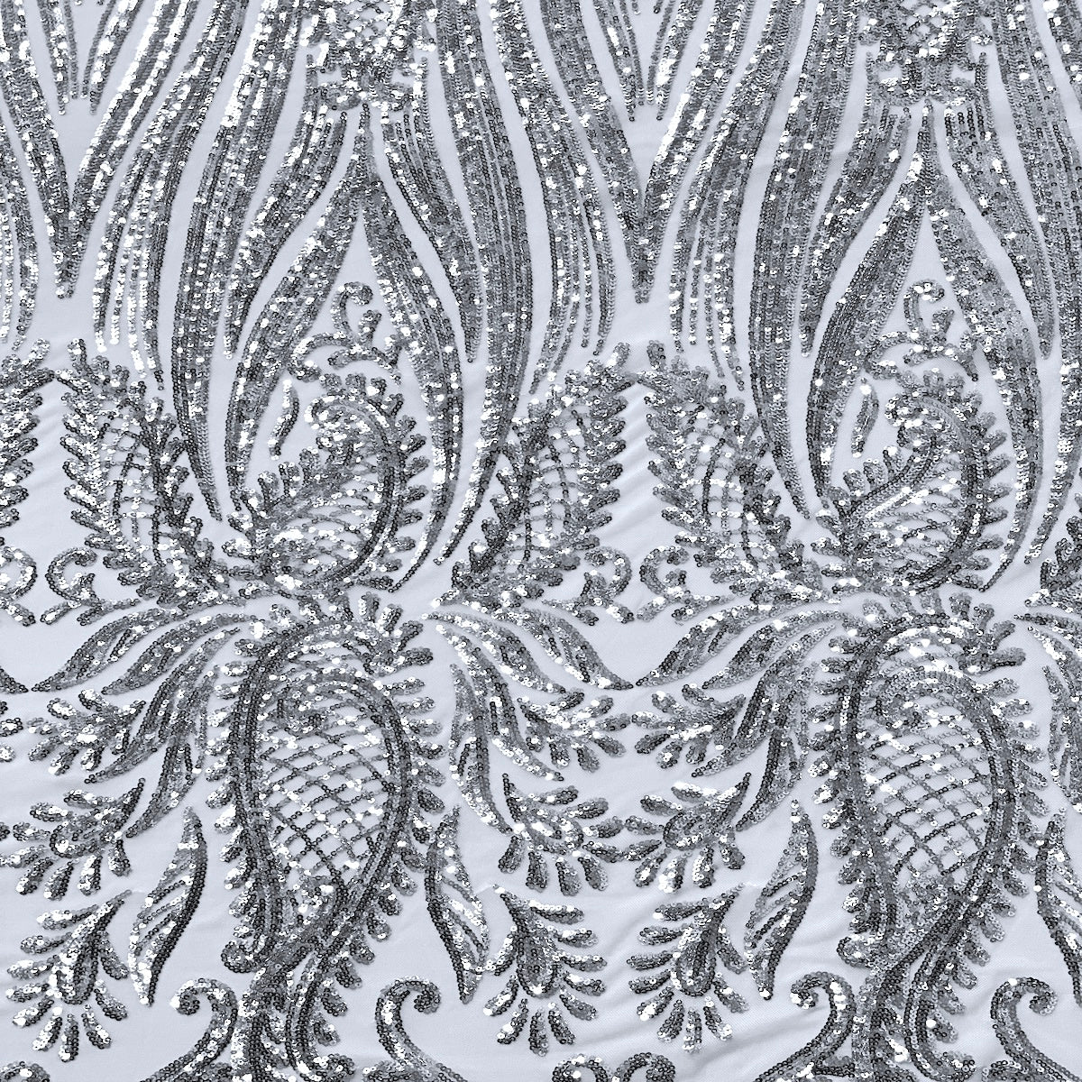 Stretch Sequins Lace Fabric