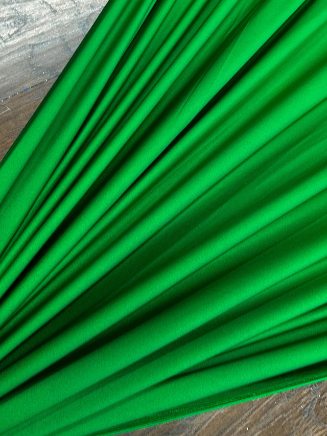 Shiny Yoga Spandex Kelly Green