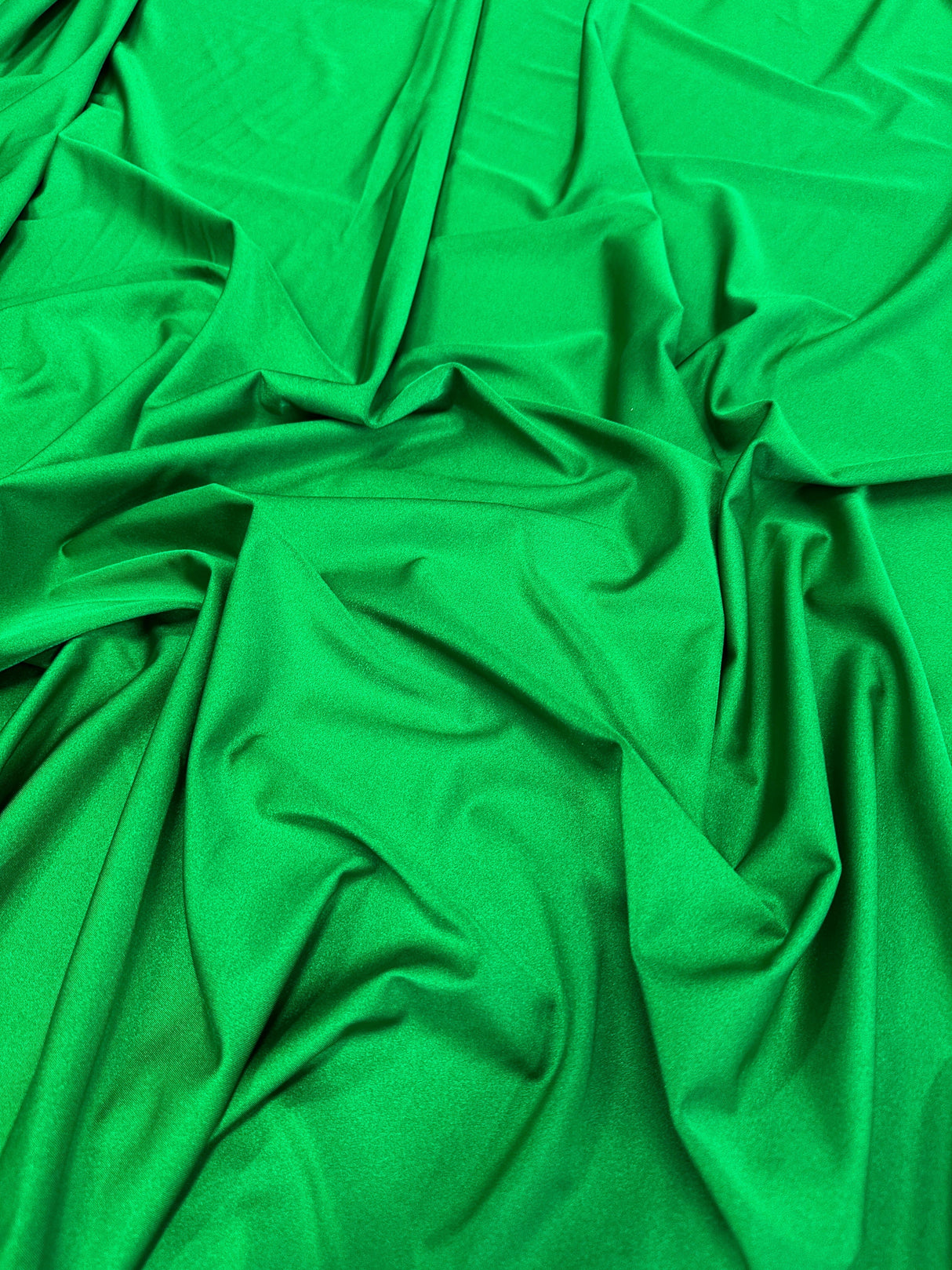 Shiny Yoga Spandex Kelly Green