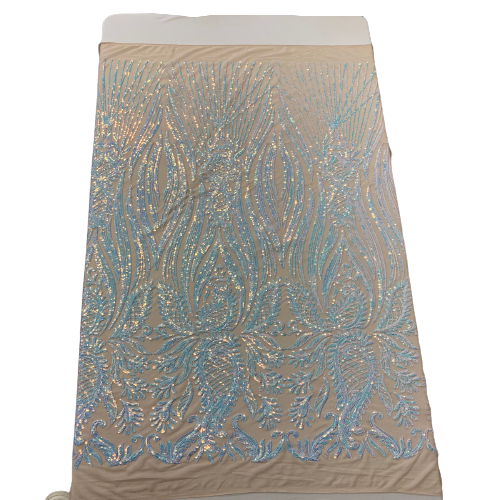 Stretch Sequins Lace Fabric